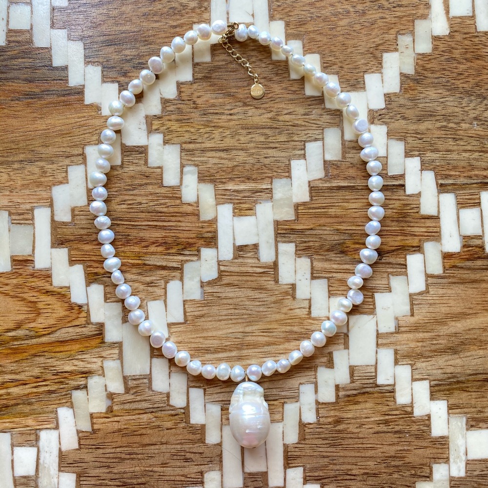 Baroque Pearl Choker